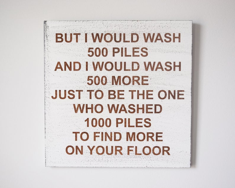 But I would wash 500 piles... - Shore Thing Laser