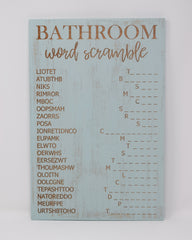 Bathroom Word Scramble - Shore Thing Laser