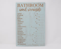Bathroom Word Scramble - Shore Thing Laser