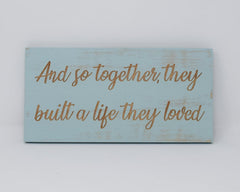 And so together, they built a life they loved - Shore Thing Laser