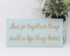And so together, they built a life they loved - Shore Thing Laser