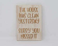The house was clean yesterday. Sorry you missed it - Shore Thing Laser