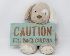 Caution Free Range Children - Shore Thing Laser