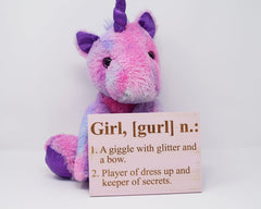 Girl, [gurl] n. 1. A giggle with glitter and a bow 2. Player of dress up and keeper of secrets - Shore Thing Laser