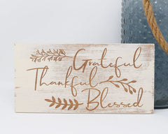 Grateful, Thankful, Blessed - Shore Thing Laser