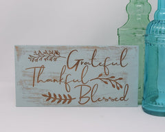 Grateful, Thankful, Blessed - Shore Thing Laser