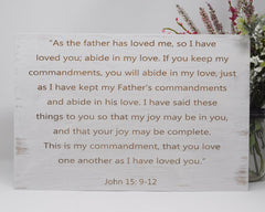As the father has loved me, so I have loved you - Shore Thing Laser