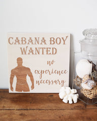 Cabana boy wanted, No experience necessary - Shore Thing Laser
