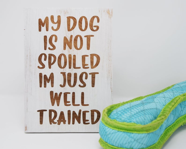 My Dog is Not Spoiled, I'm Just Well Trained - Shore Thing Laser