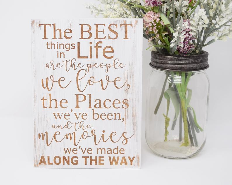 The best things in life are the people we love, the places we've been.... - Shore Thing Laser