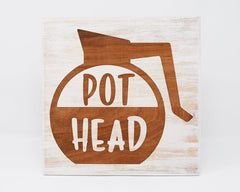 Pot Head Coffee Pot - Shore Thing Laser
