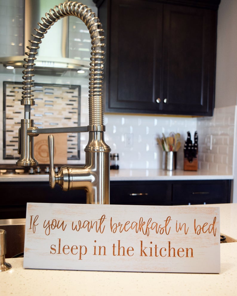 If You Want Breakfast in Bed, Sleep in the Kitchen - Shore Thing Laser