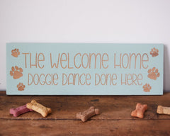 The Welcome Home Doggie Dance Done Here - Shore Thing Laser