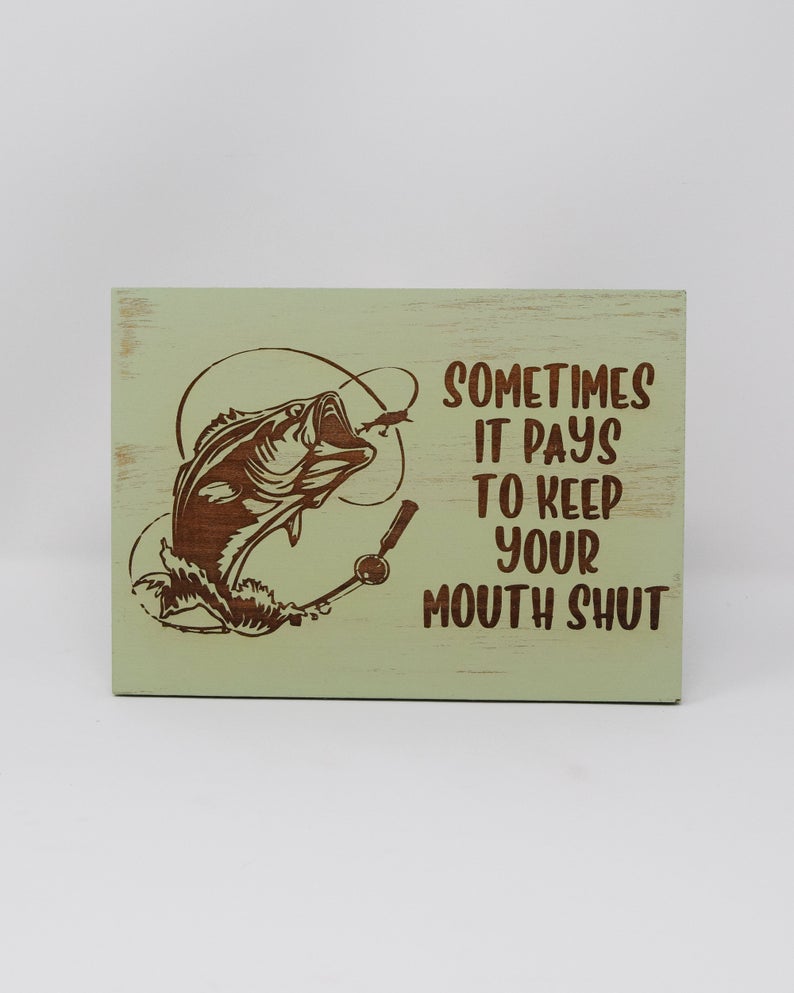Sometimes it pays to keep your mouth shut - Shore Thing Laser