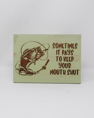 Sometimes it pays to keep your mouth shut - Shore Thing Laser