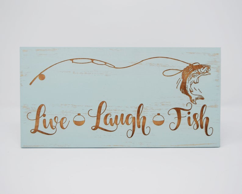 Live Laugh Fish - Shore Thing Laser