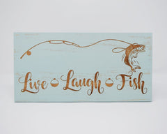 Live Laugh Fish - Shore Thing Laser
