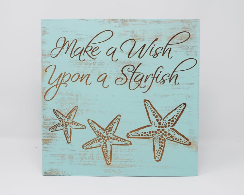 Make a Wish Upon a Starfish - Shore Thing Laser