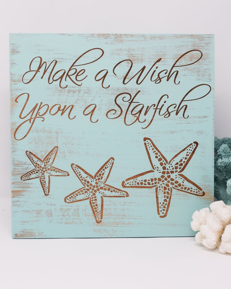 Make a Wish Upon a Starfish - Shore Thing Laser