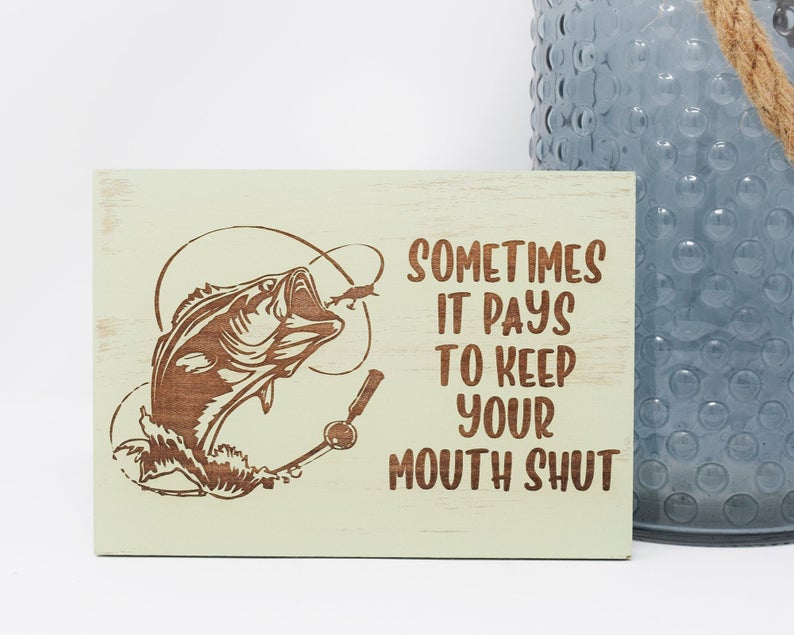 Sometimes it pays to keep your mouth shut - Shore Thing Laser