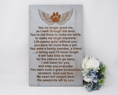 Pet Memorial Sign - Shore Thing Laser