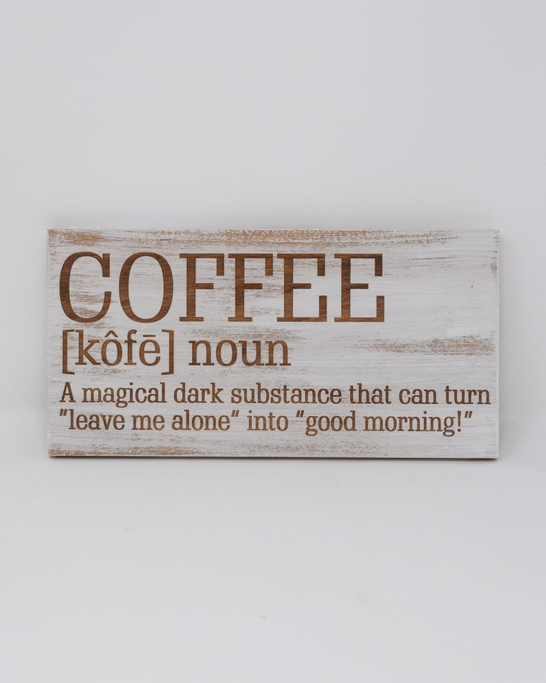 Definition of Coffee - Shore Thing Laser