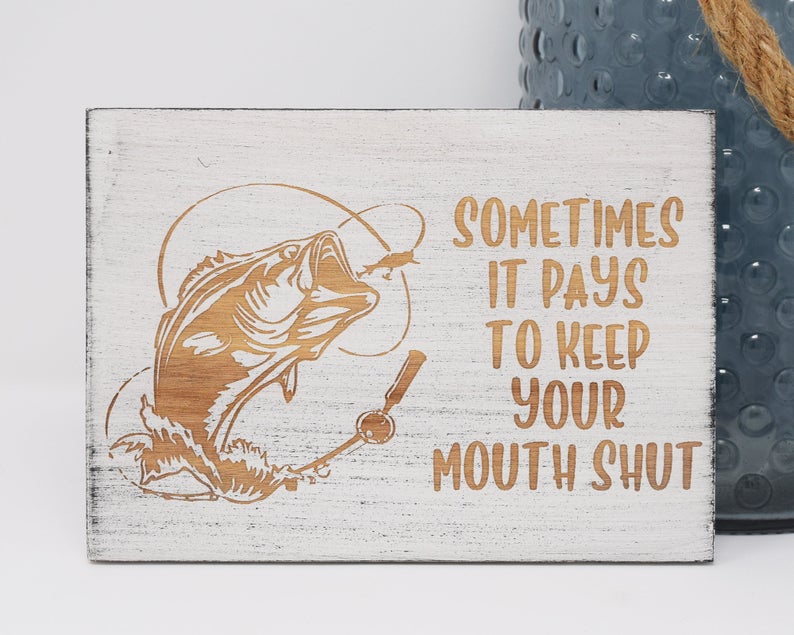 Sometimes it pays to keep your mouth shut - Shore Thing Laser