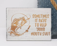 Sometimes it pays to keep your mouth shut - Shore Thing Laser