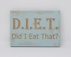 DIET: Did I Eat That? - Shore Thing Laser