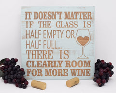 It Doesn't Matter If The Glass Is Half Empty or Full, There Is Clearly Room for More Wine - Shore Thing Laser