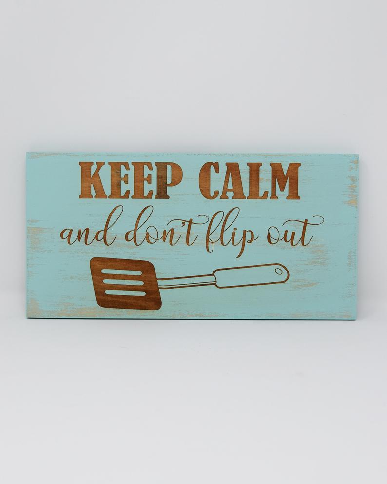Keep Calm and Don't Flip Out - Shore Thing Laser