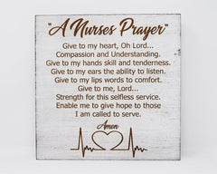 A nurses prayer. Give to my heart, Oh Lord... Compassion and understanding... - Shore Thing Laser