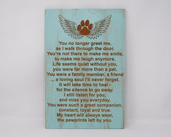 Pet Memorial Sign - Shore Thing Laser