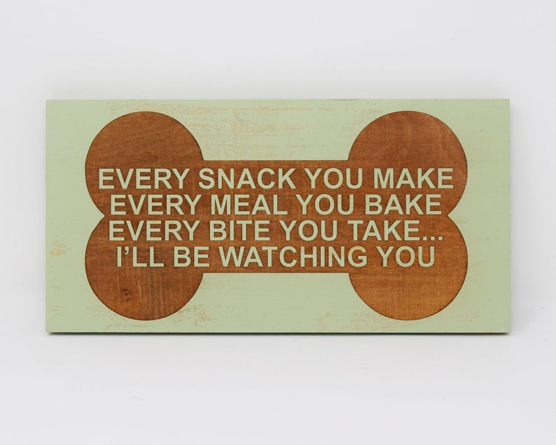 Every snack you make, Every meal you bake, every bite you take... I'll be watching you - Shore Thing Laser