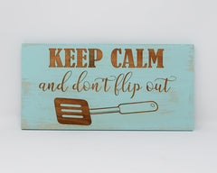 Keep Calm and Don't Flip Out - Shore Thing Laser