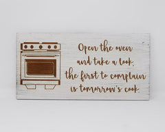 Open The Oven And Take a Look - Shore Thing Laser
