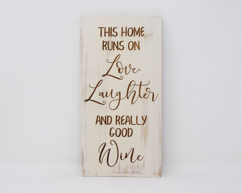 This home runs on Love Laughter and really good Wine - Shore Thing Laser