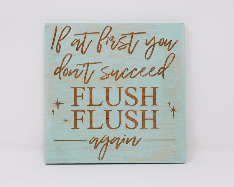 If at first you don't succeed, Flush Flush again - Shore Thing Laser