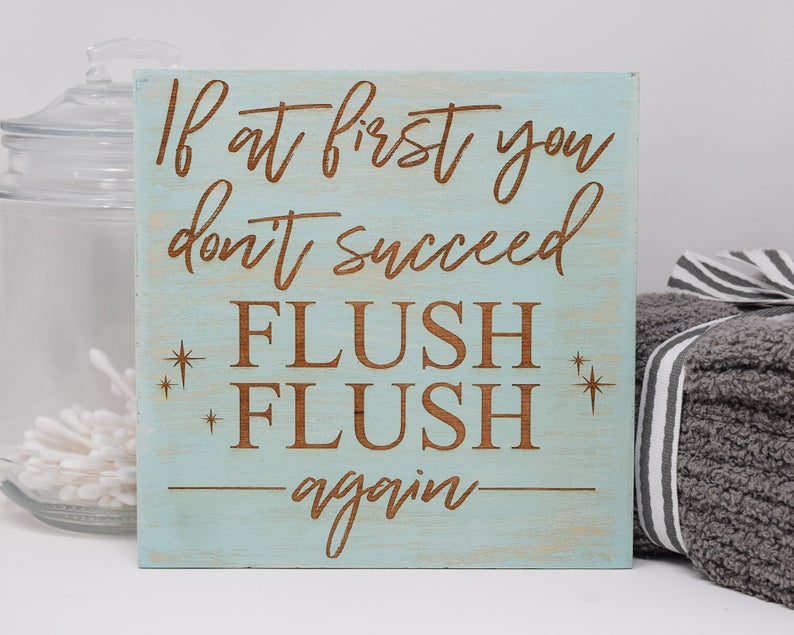 If at first you don't succeed, Flush Flush again - Shore Thing Laser