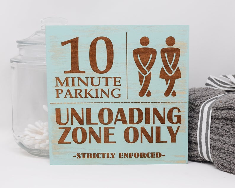 10 Minute Parking, Unloading Zone Only, Strictly Enforced - Shore Thing Laser