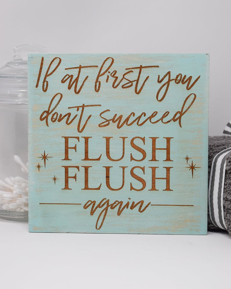 If at first you don't succeed, Flush Flush again - Shore Thing Laser
