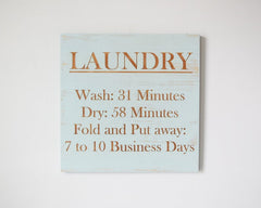 Laundry Wash: 31 Minutes, Dry: 58 Minutes, Fold and Put away: 7 to 10 Business Days - Shore Thing Laser