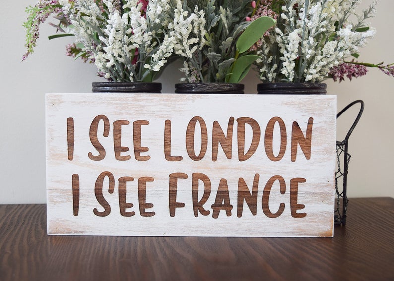 I See London, I See France - Shore Thing Laser