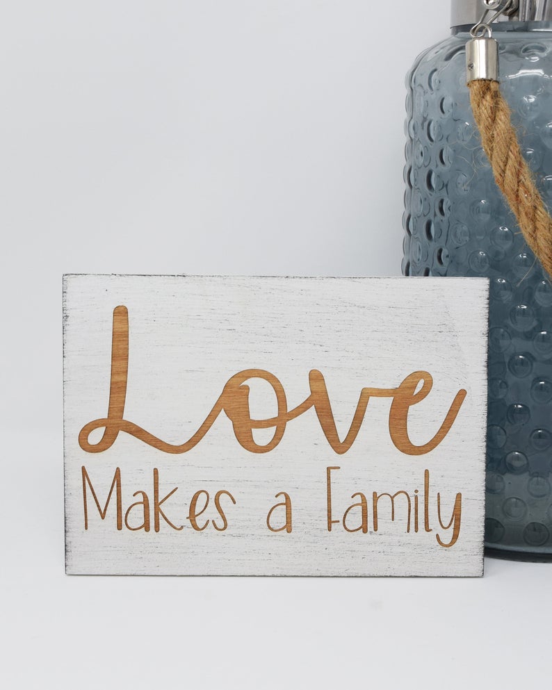 Love makes a family - Shore Thing Laser