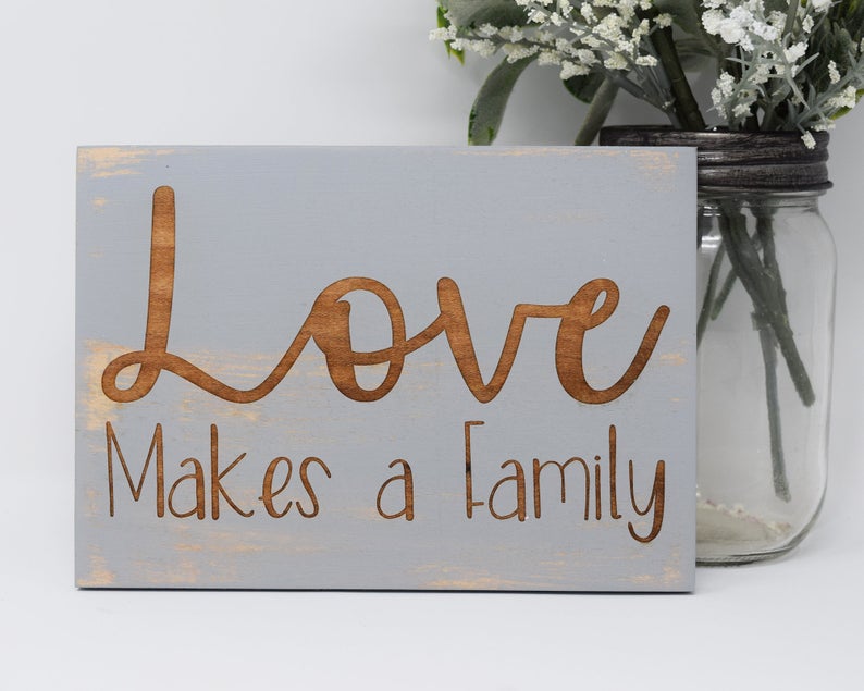 Love makes a family - Shore Thing Laser