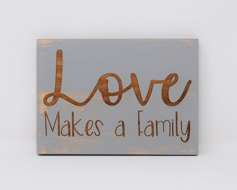 Love makes a family - Shore Thing Laser
