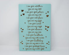 I am your mother You are my child I am your quiet place You are my wild... - Shore Thing Laser