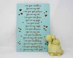 I am your mother You are my child I am your quiet place You are my wild... - Shore Thing Laser