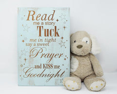 Read Me a Story. Tuck Me in Tight. Say a Sweet Prayer and Kiss me Goodnight - Shore Thing Laser