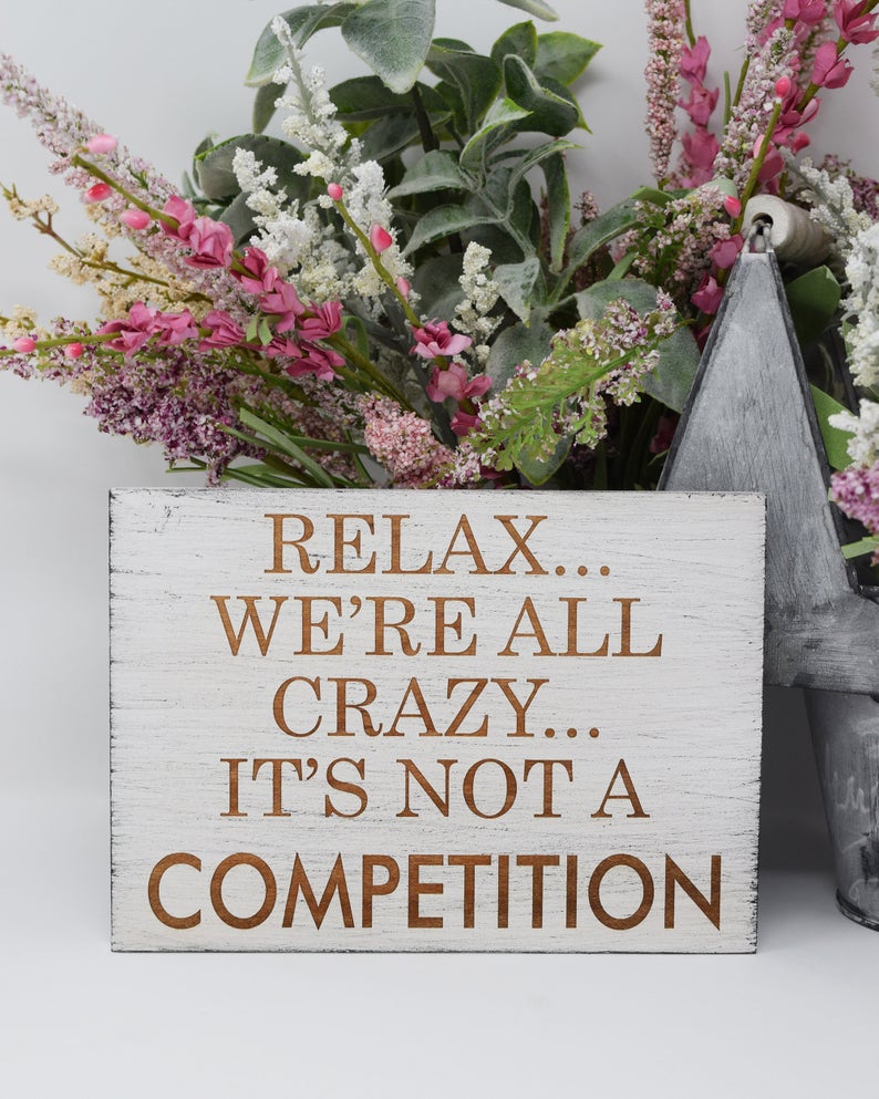 Relax... We're All Crazy... It's Not a Competition - Shore Thing Laser